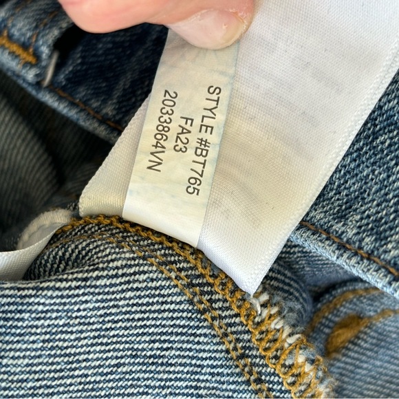 J. Crew Women's Slim Wide Leg Full Length Jeans - Blue - Picture 6 of 8